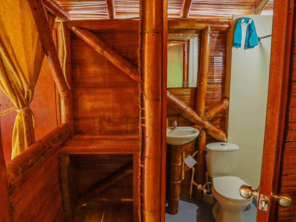Koupelna v ubytování Glamping Río Claro
