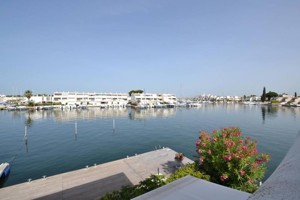 Marina des Camarguaises - Vue port - 6 personnes - Climatisation - Wifi - Parking