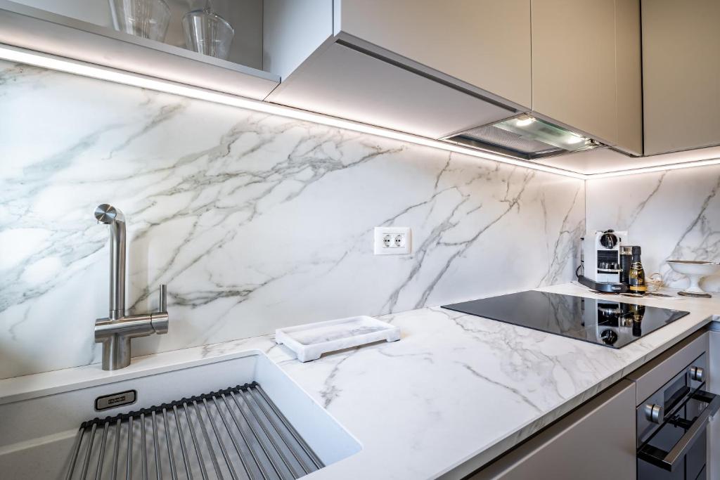 Voodi või voodid majutusasutuse Dimora Collection - Le Torri - Boutique Luxury Suites - Adults Only toas