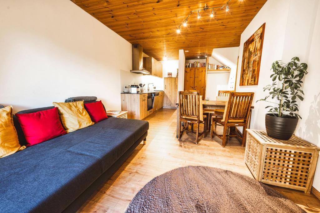 Kuchyň nebo kuchyňský kout v ubytování Ferienwohnung 1 2 3 (Curuna)