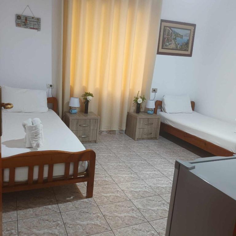 Letto o letti in una camera di Sunset Guest house