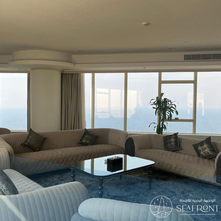 Posezení v ubytování Seafront Luxury Suites Jeddah Corniche