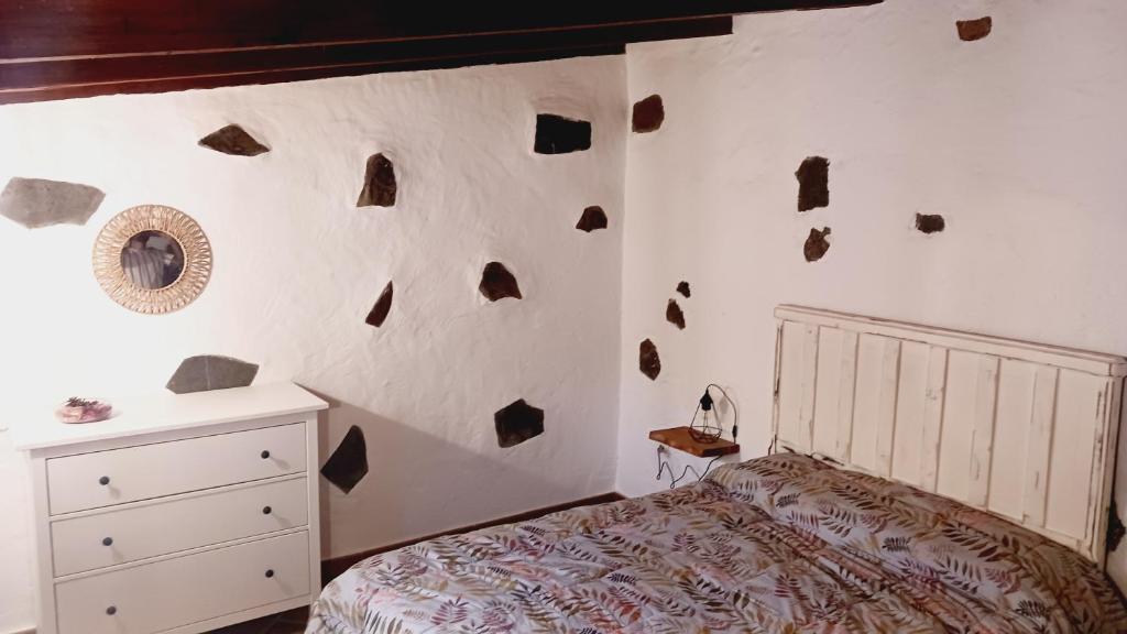 Postel nebo postele na pokoji v ubytování Casita el Parral