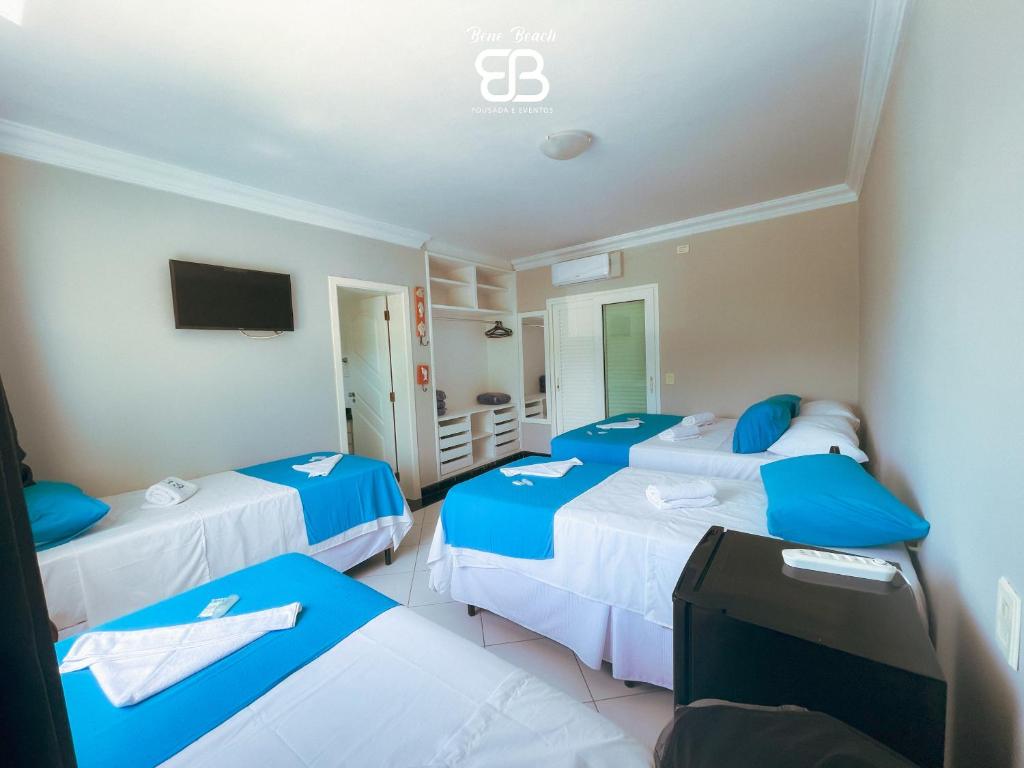 Bene Beach - Pousada Guarujá - Suite Familiar Con Balcón