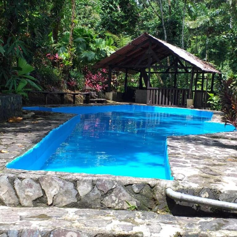 Bazén v ubytování Princesa de la Luna Ecolodge nebo v jeho okolí