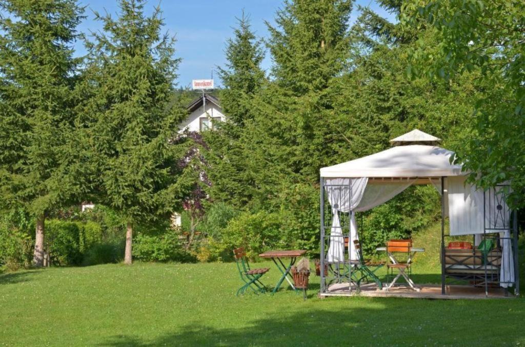 Zahrada ubytování Café Pension Sonnenkanzel