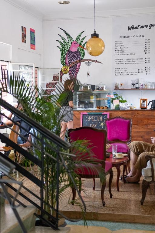 Setusvæði á La Palmera Hostel