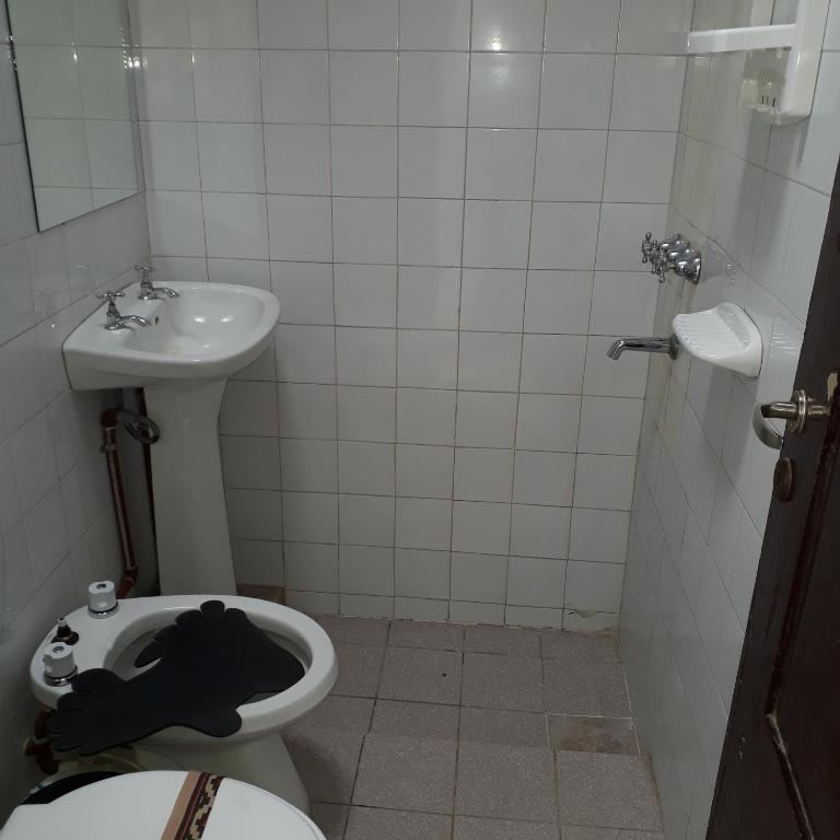 Koupelna v ubytování EL ZAGUAN ANEXO I