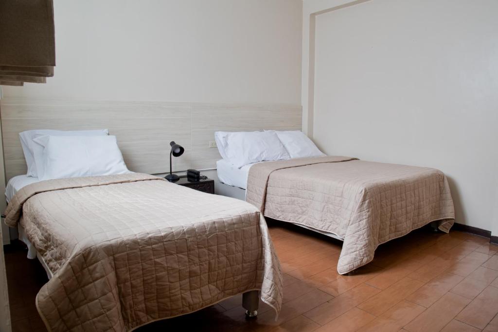 Katil atau katil-katil dalam bilik di San Miguel Awanka Hotel