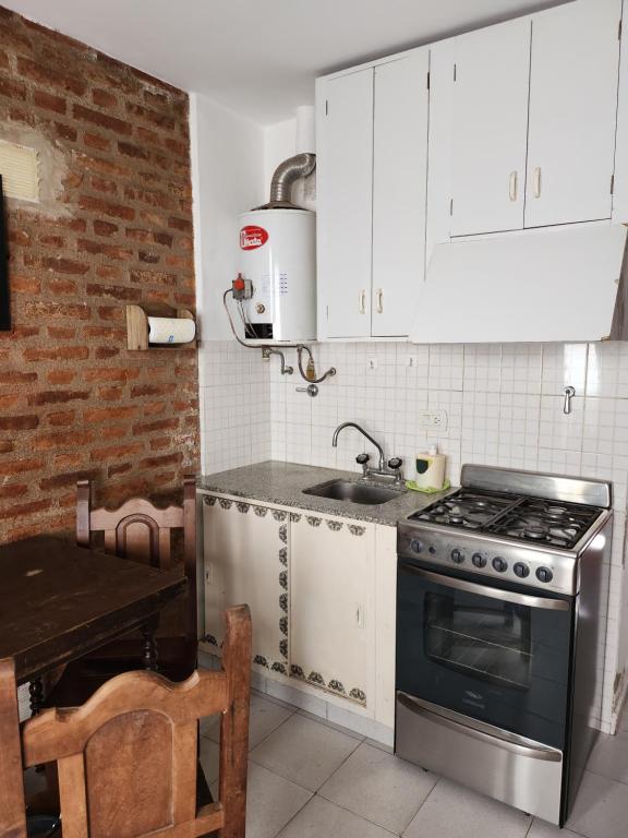Dapur atau dapur kecil di Dpto Corrientes