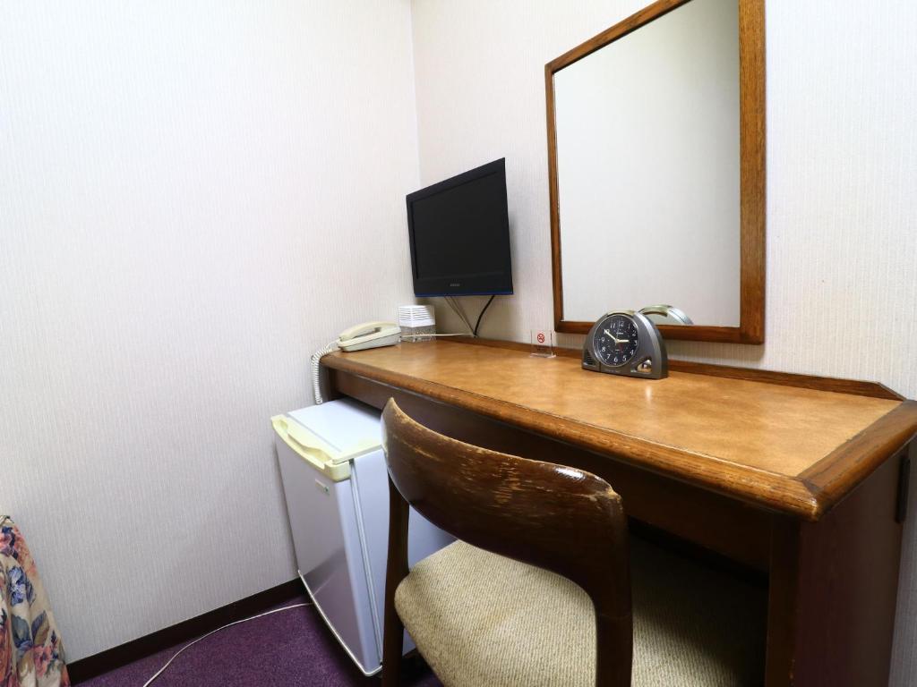 TV a/nebo společenská místnost v ubytování Shinseto Station Hotel