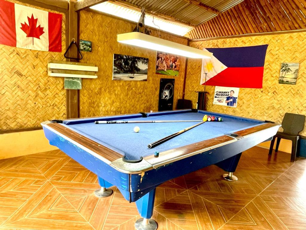 Biliár nebo kulečník v ubytování Blue Moon Guesthouse