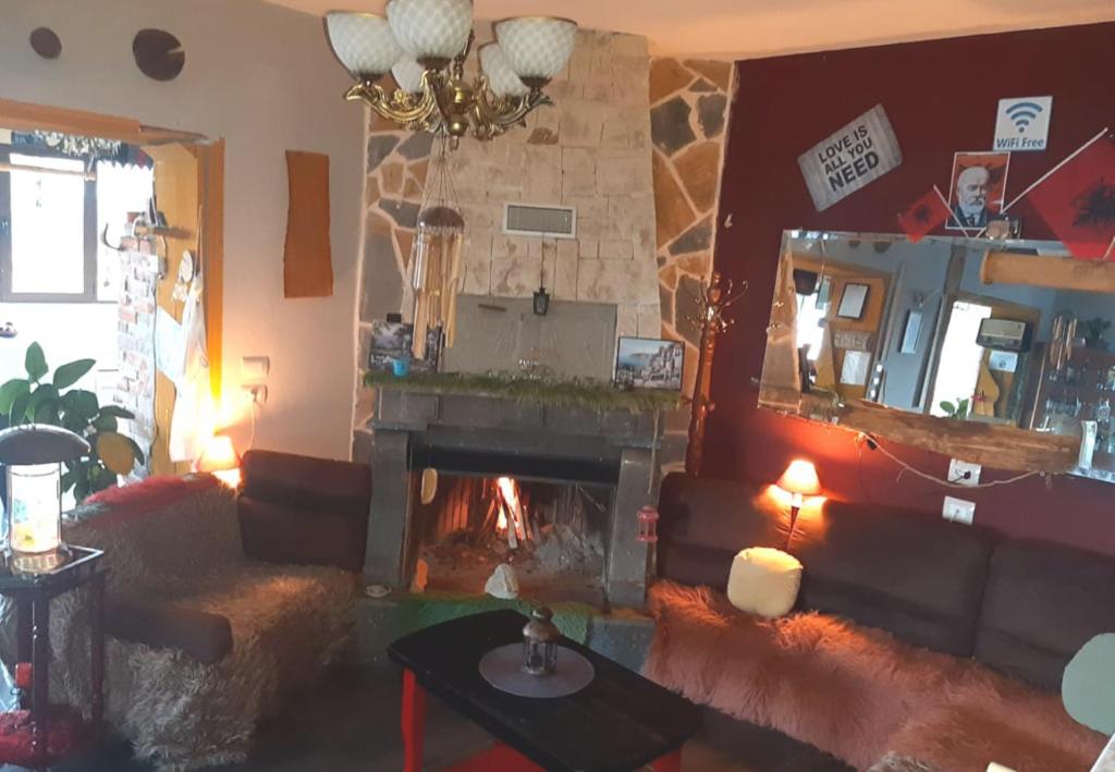 Posezení v ubytování Hotel Villa Stone Dream Bar Restaurant