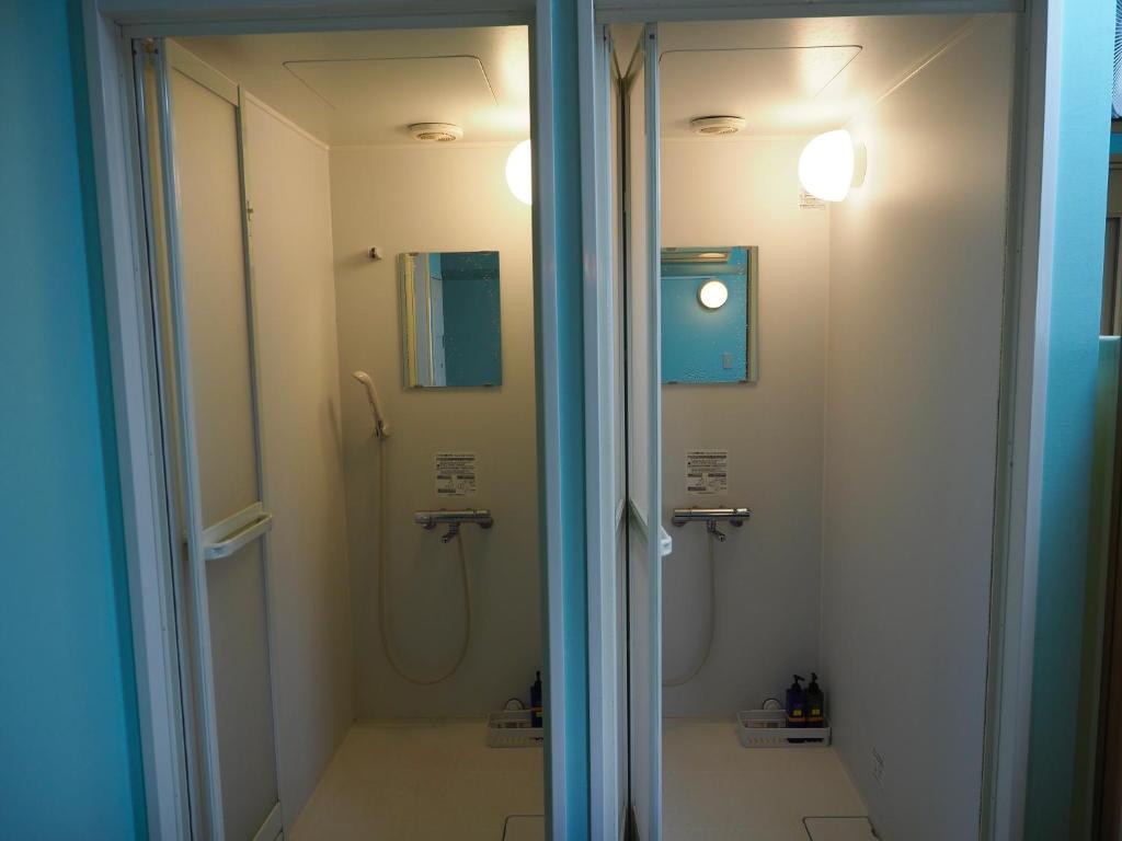 Koupelna v ubytování Capsule Hotel Block Room