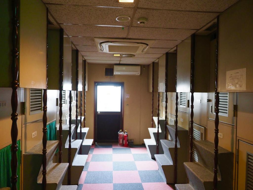 Posezení v ubytování Capsule Hotel Block Room