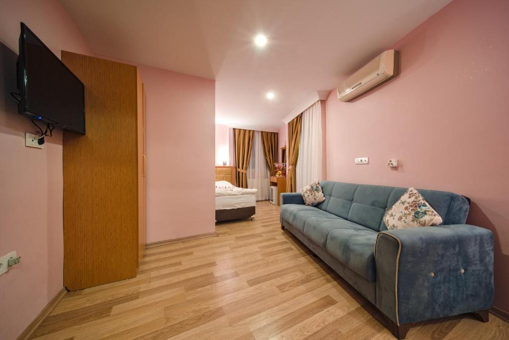 TV a/nebo společenská místnost v ubytování Gulhane Corner Hotel