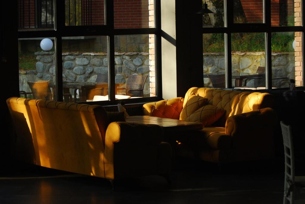 Posezení v ubytování Wald Hotel Lagodekhi Rooms
