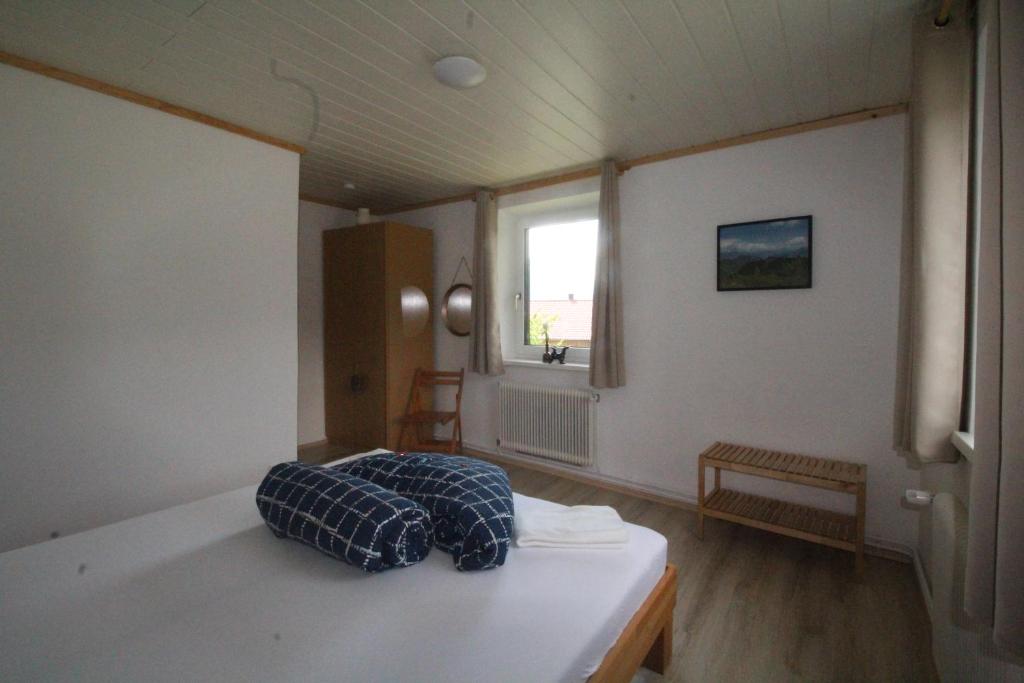 Postel nebo postele na pokoji v ubytování Ferienwohnung Inrefrid
