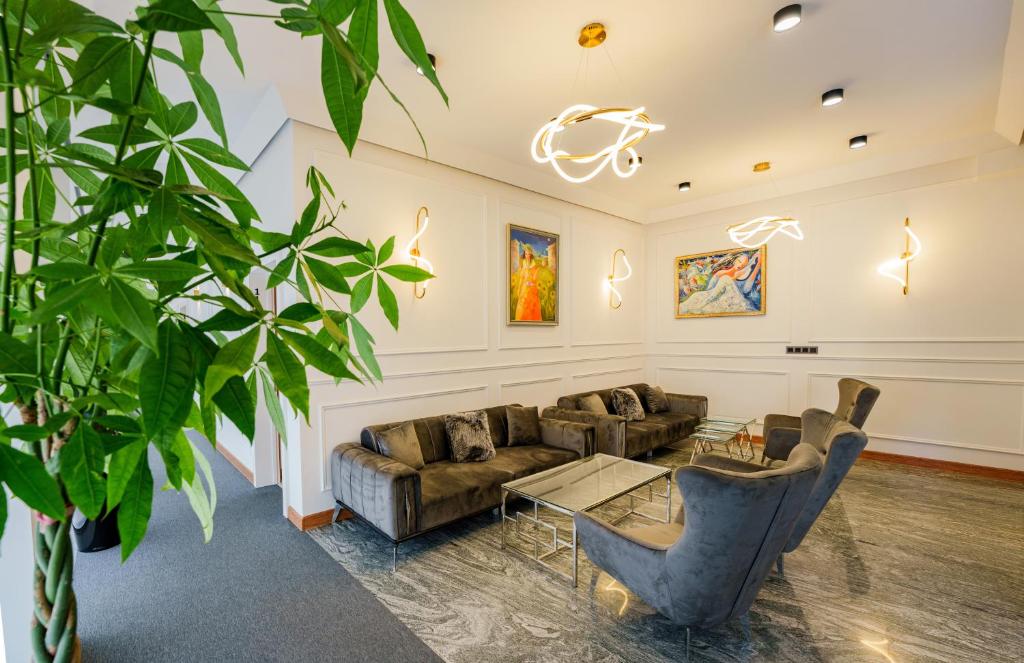 Posezení v ubytování Revive Boutique Hotel