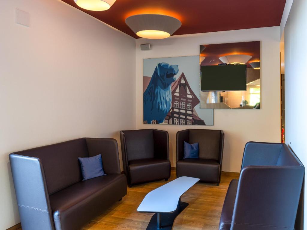 Posezení v ubytování B&B Hotel Braunschweig-City