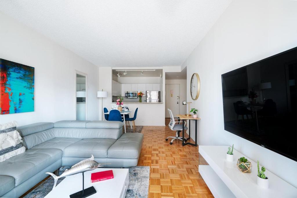 آپارتمان 1 خوابه زیبا در خیابان کلمبوس - Beautiful 1 BR Apartment in Columbus Avenue، آپارتمان 1 خوابه زیبا در خیابان کلمبوس