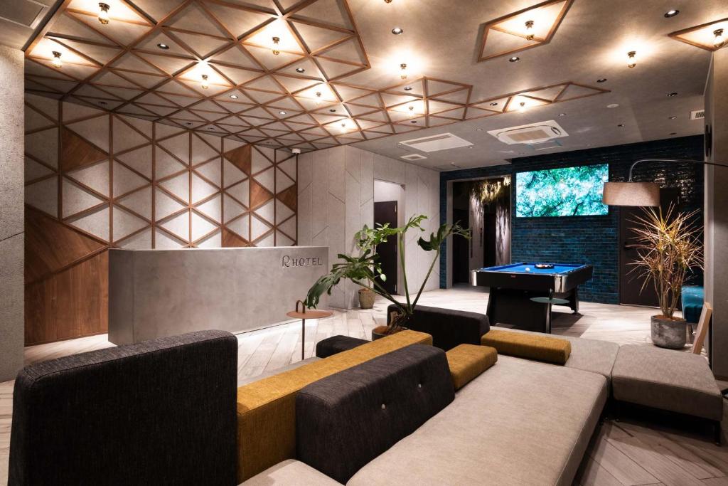 Posezení v ubytování R Hotel Namba South