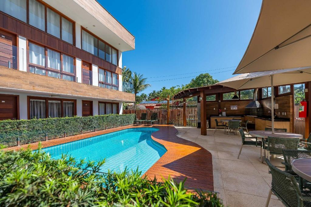 Bazén v ubytování Luxo na Vila de Barra Grande - Faça Tudo a pé! nebo v jeho okolí