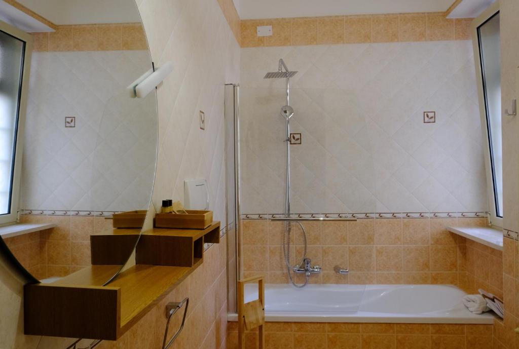 Koupelna v ubytování MATTEOTTI ROOMS