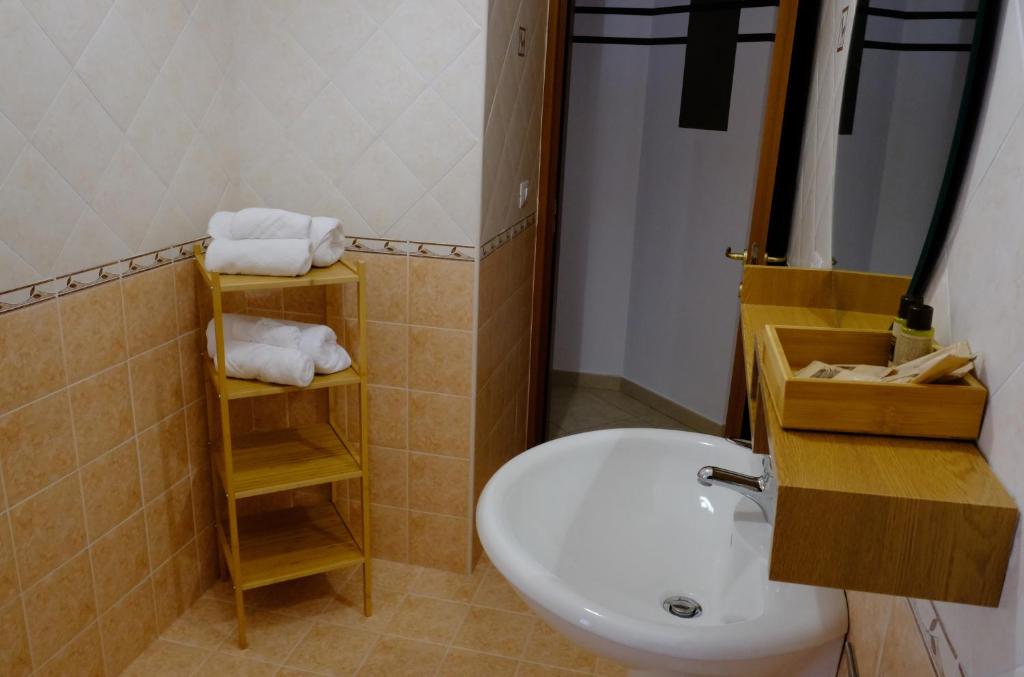 Koupelna v ubytování MATTEOTTI ROOMS