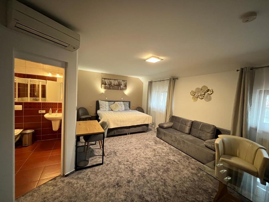 Postel nebo postele na pokoji v ubytování Hotel Algar