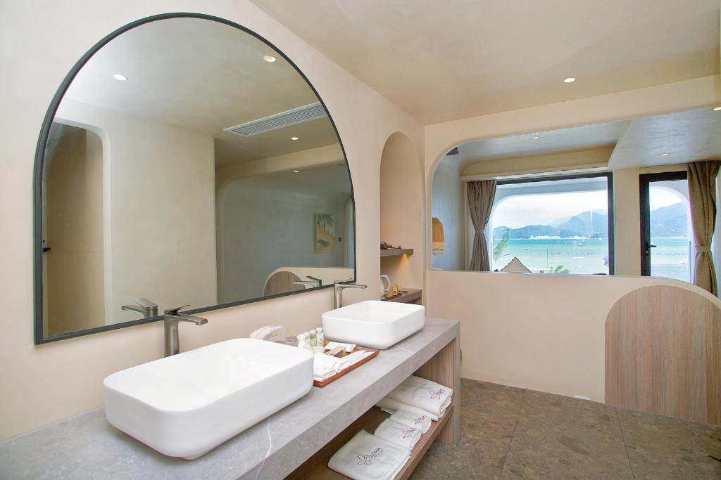 Koupelna v ubytování Shenzhen Semporna Beach Sea View B & B - 深圳较场尾仙本那沙滩海景民宿