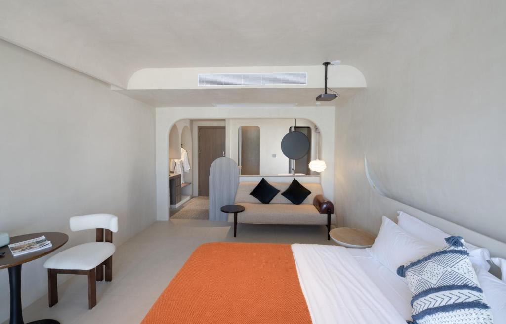 Postel nebo postele na pokoji v ubytování Shenzhen Semporna Beach Sea View B & B - 深圳较场尾仙本那沙滩海景民宿