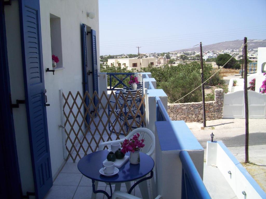 Balkon lub taras w obiekcie Ancient Thera Studios