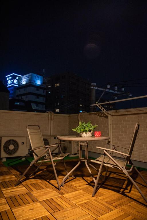 Balkón nebo terasa v ubytování KYARA Hotel 浅草