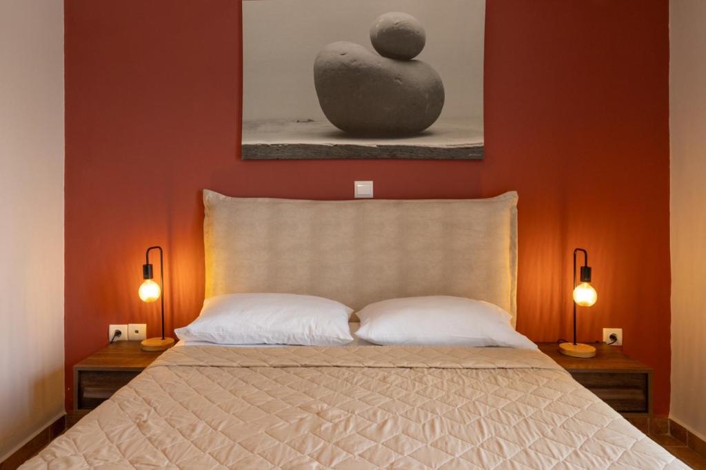 Postel nebo postele na pokoji v ubytování "Villa ANDREAS"