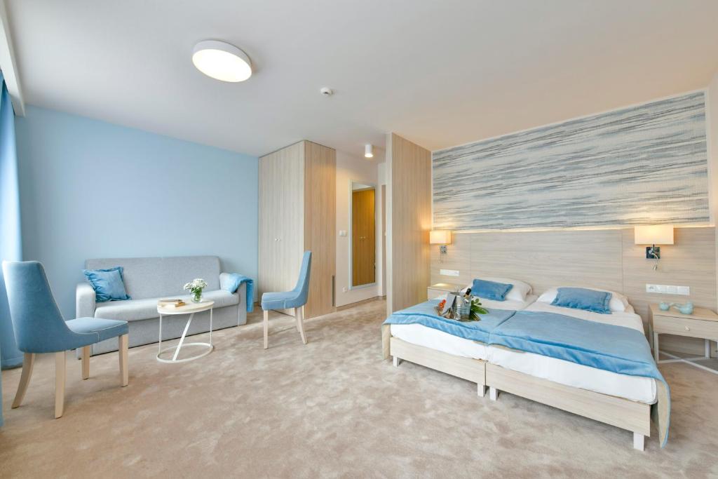 Posezení v ubytování ALKA Sun Resort