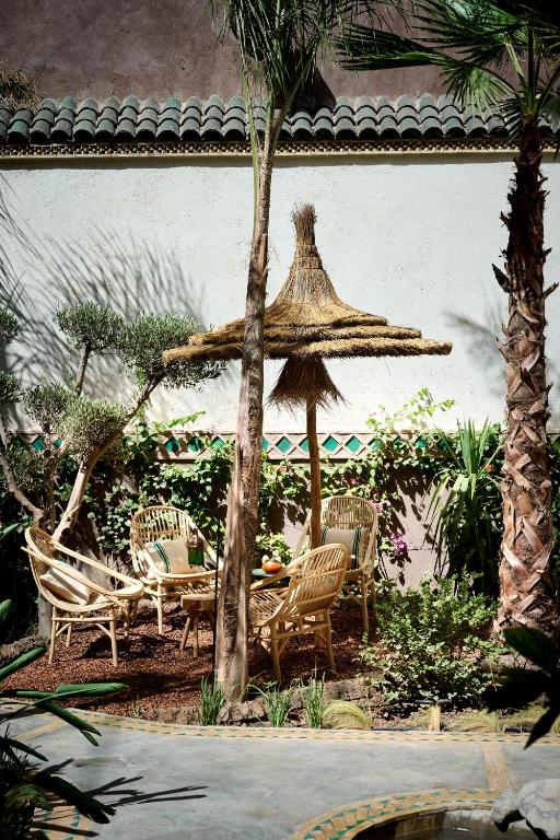 Zahrada ubytování Riad Dar Amanza en exclusivité avec 4 chambres au coeur de la médina