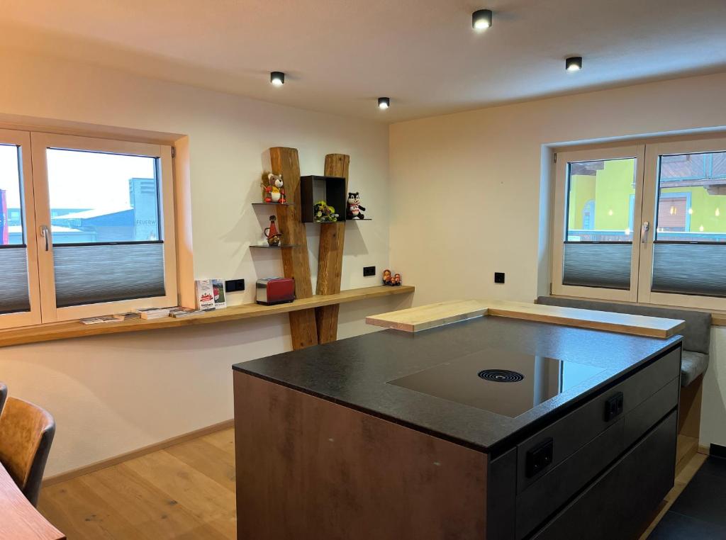Kuchyň nebo kuchyňský kout v ubytování Apartment Steffi