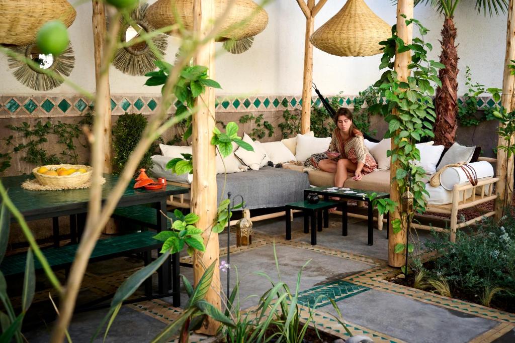 Hosté ubytování Riad Dar Amanza en exclusivité avec 4 chambres au coeur de la médina