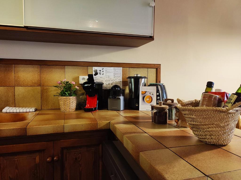 Kuchyň nebo kuchyňský kout v ubytování AC Apartaments Tarter Chalet