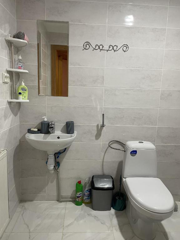 Koupelna v ubytování House Menchul
