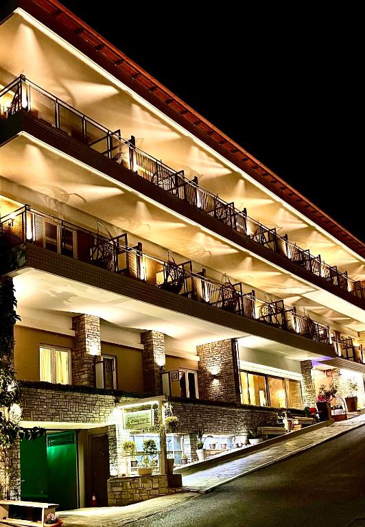 Balkón nebo terasa v ubytování Nidimos Hotel