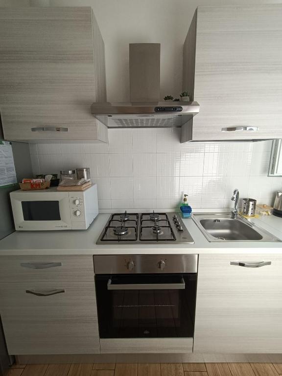 Kuchyň nebo kuchyňský kout v ubytování Casa Darla
