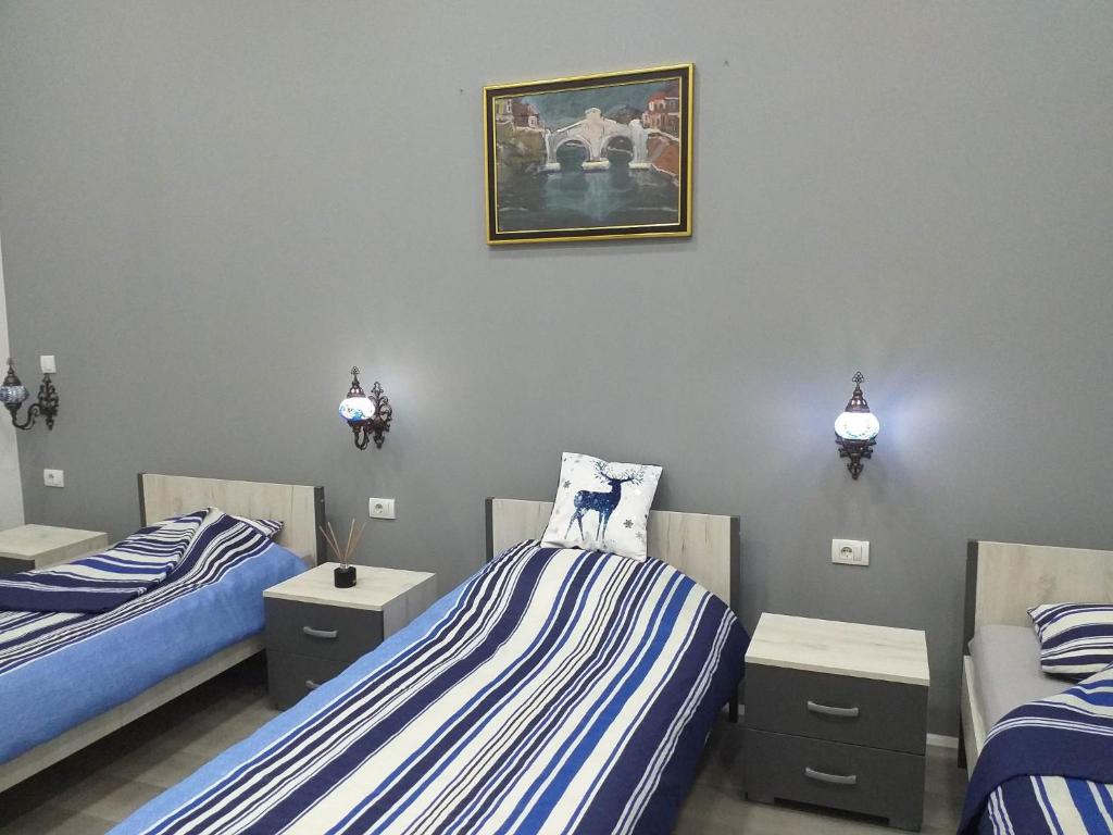 Postel nebo postele na pokoji v ubytování Apartman Stari most - Old Bridge