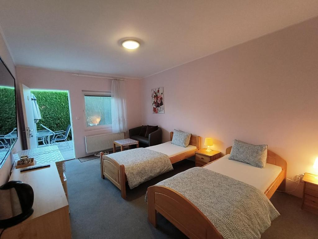 Cozy Room with garden in Bratislava - Economie Twin Room