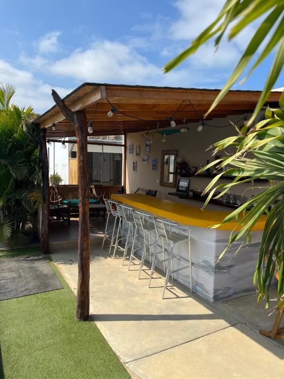 Patio nebo venkovní prostory v ubytování Aloha Lobitos