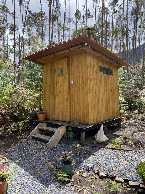 Zahrada ubytování La Roca Glamping