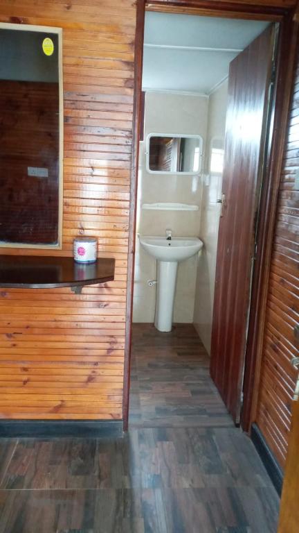 Koupelna v ubytování Alffa Guest Inn