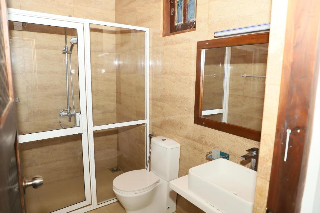 Koupelna v ubytování Hotel Ro Kalawewa