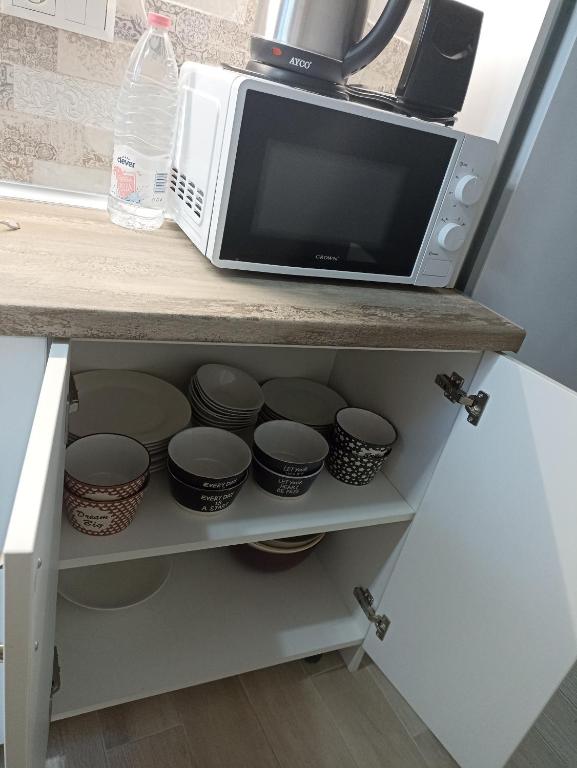 A kitchen or kitchenette at Apartment SEA HOLIDAYS